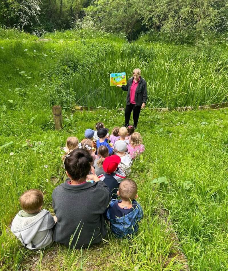 Reading outside